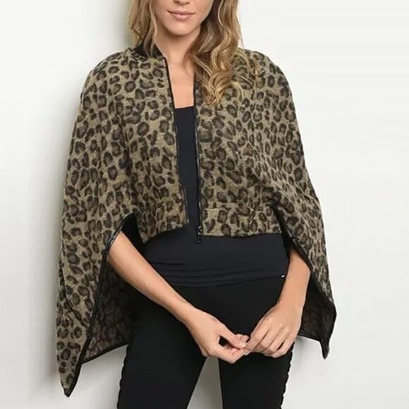 Dance & Marvel Tops - 2/$30  Dance & Marvel Leopard Print Jacket